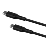 FIXED Kabel Liquid Silicone USB-C/USB-C 0,5m 60W czarny FIXDLS-CC05-BK - 1249122 - zdjęcie 3